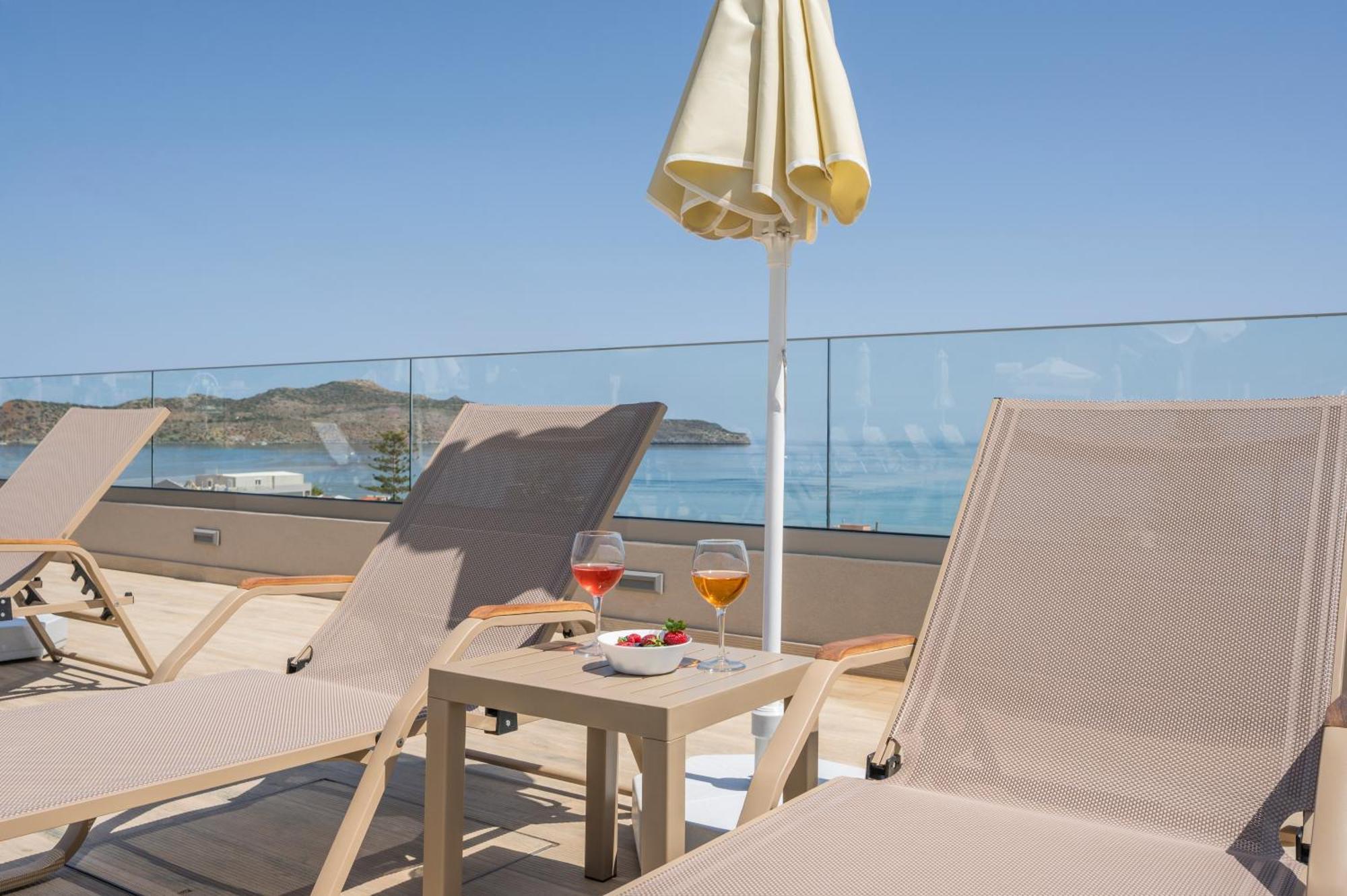 Hermes Sea View Stalos Exterior foto